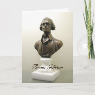 Thomas Jefferson Declaration of Independence Card Karte