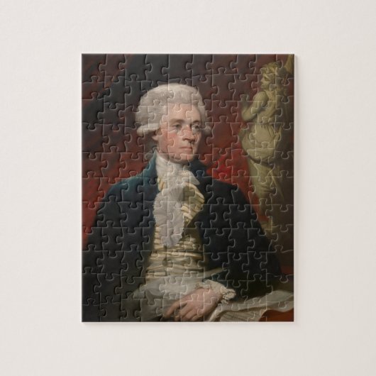 Thomas Jefferson durch Mather Brown (1786) Puzzle (Vertikal)