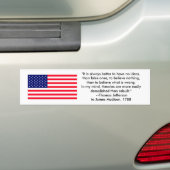 Thomas Jefferson - Es ist immer besser Autoaufkleber (Auf Auto)
