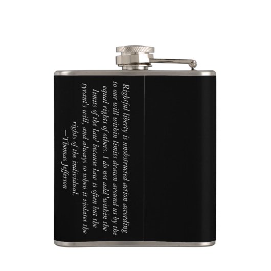 Thomas Jefferson Flachmann (Rückseite)