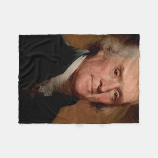 Thomas Jefferson Fleecedecke (Vorderseite (Horizontal))