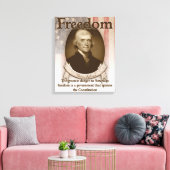 Thomas Jefferson - Freiheit Leinwanddruck (Insitu (Wohnzimmer))