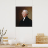 Thomas Jefferson - Gilbert Stuart Fine Art Poster (Küche)