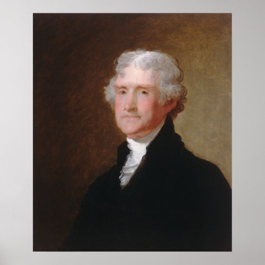 Thomas Jefferson - Gilbert Stuart Fine Art Poster (Vorne)