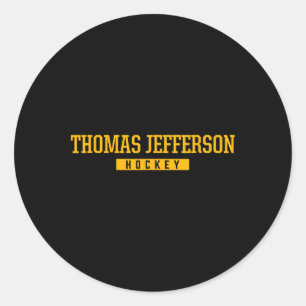 Thomas Jefferson High School Eishockey Runder Aufkleber