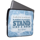 Thomas Jefferson Inspirational Zitat "Grundsatz" Laptopschutzhülle (Vorne Rechts)