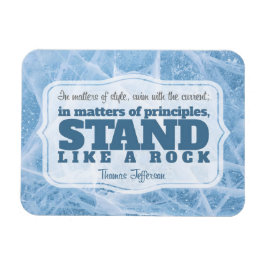 Thomas Jefferson Inspirational Zitat "Grundsatz" Magnet