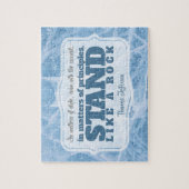 Thomas Jefferson Inspirational Zitat "Grundsatz" Puzzle (Vertikal)
