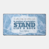 Thomas Jefferson Inspirational Zitat "Grundsatz" Schreibtischunterlage (Vorderseite)