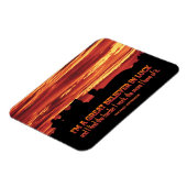 Thomas Jefferson Inspirational Zitat "Luck" Flexi Magnet (Linke Seite)