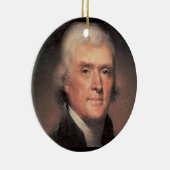 Thomas Jefferson Keramik Ornament (Rechts)