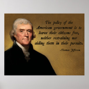 Thomas Jefferson Limited Government Poster