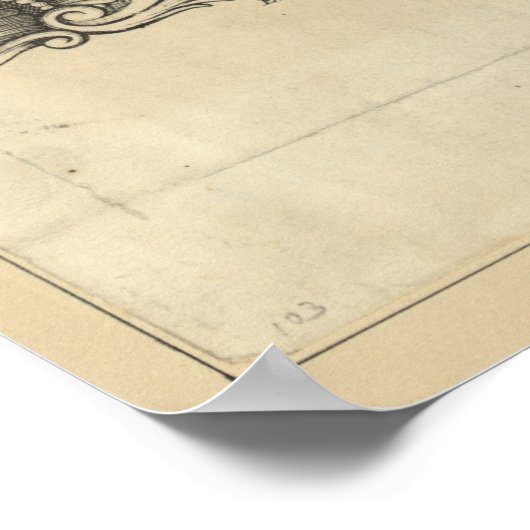 THOMAS JEFFERSON Lithograph Poster (Ecke)