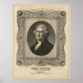 THOMAS JEFFERSON Lithograph Poster (Vorne)