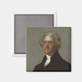 Thomas Jefferson Magnet (Vorderseite/Rückseite)