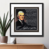 Thomas Jefferson - mehrere Zitate Poster