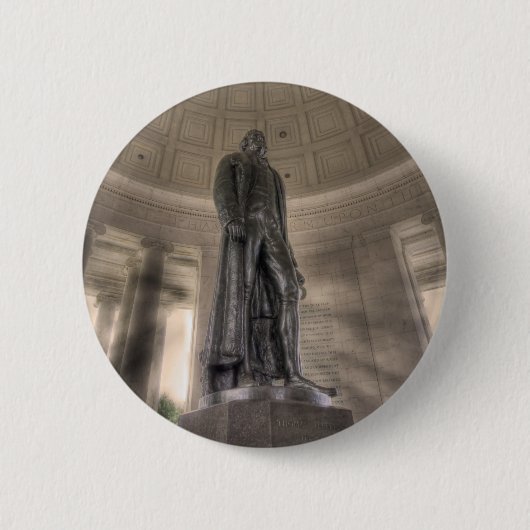 Thomas Jefferson Memorial Bronze Statue Button (Vorderseite)