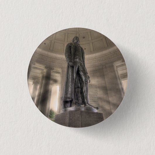 Thomas Jefferson Memorial Bronze Statue Button (Vorderseite)