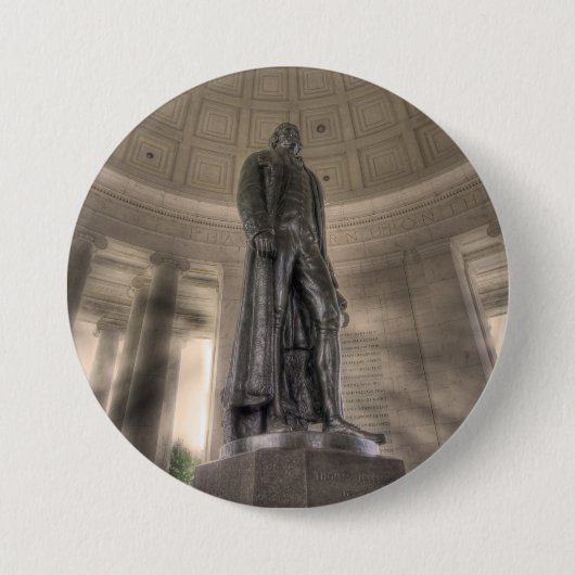 Thomas Jefferson Memorial Bronze Statue Button (Vorderseite)