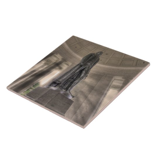 Thomas Jefferson Memorial Bronze Statue Fliese (Seite)