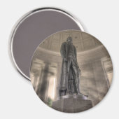 Thomas Jefferson Memorial Bronze Statue Magnet (Vorderseite/Rückseite)
