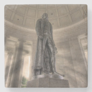 Thomas Jefferson Memorial Bronze Statue Steinuntersetzer