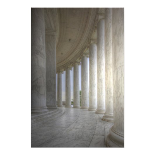 Thomas Jefferson Memorial Circular Colonnade Fotodruck (Vorne)