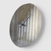 Thomas Jefferson Memorial Circular Colonnade Große Wanduhr (Winkel)