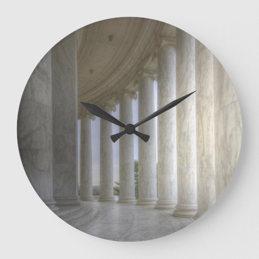 Thomas Jefferson Memorial Circular Colonnade Große Wanduhr (Vorderseite)