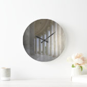 Thomas Jefferson Memorial Circular Colonnade Große Wanduhr (Zuhause)