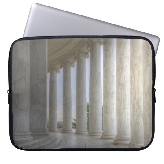 Thomas Jefferson Memorial Circular Colonnade Laptopschutzhülle (Vorderseite)