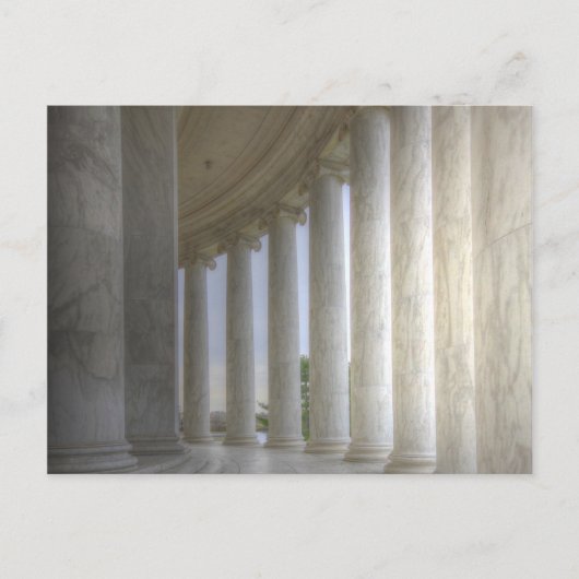 Thomas Jefferson Memorial Circular Colonnade Postkarte (Vorderseite)