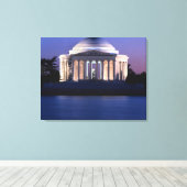 Thomas Jefferson Memorial in Dusk Leinwanddruck (Insitu (Holzboden))