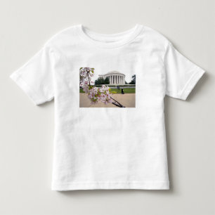 Thomas-Jefferson-Memorial mit Kirschblüten Kleinkind T-shirt