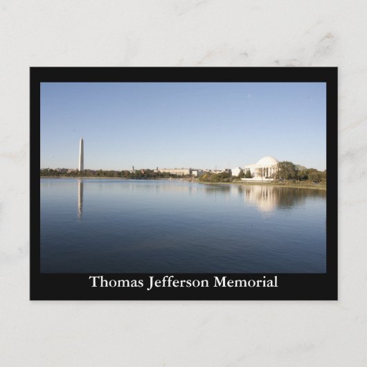 Thomas Jefferson Memorial Postkarte (Vorderseite)