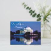 Thomas Jefferson Memorial Postkarte (Stehend Vorderseite)