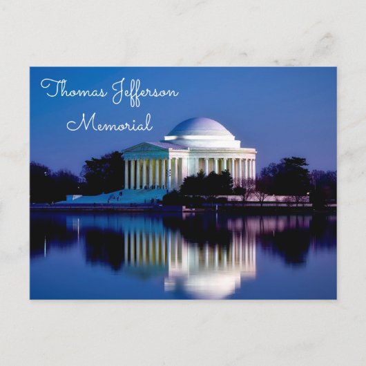 Thomas Jefferson Memorial Postkarte (Vorderseite)