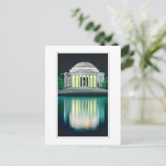 Thomas Jefferson Memorial Postkarte (Stehend Vorderseite)