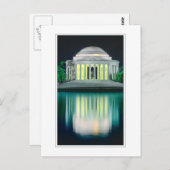 Thomas Jefferson Memorial Postkarte (Vorne/Hinten)