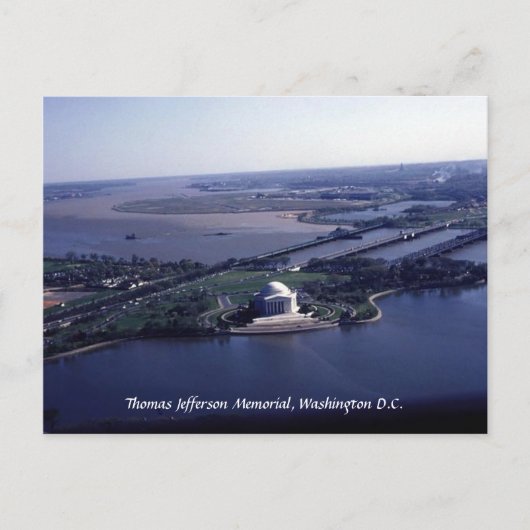 Thomas Jefferson Memorial Postkarte (Vorderseite)