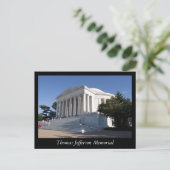 Thomas Jefferson Memorial Postkarte (Stehend Vorderseite)