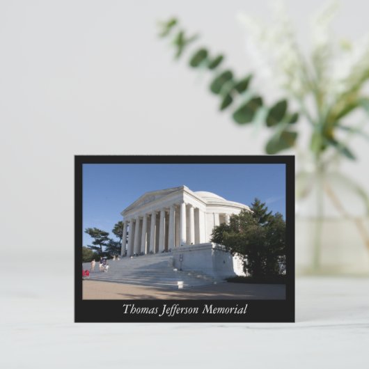 Thomas Jefferson Memorial Postkarte (Stehend Vorderseite)
