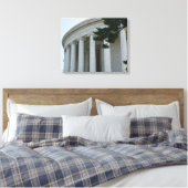 Thomas Jefferson Memorial Säulen Foto Leinwand (Insitu (Schlafzimmer))