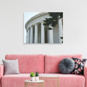 Thomas Jefferson Memorial Säulen Foto Leinwand (Insitu (Wohnzimmer))