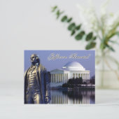 Thomas Jefferson Memorial, Washington, D.C. Postkarte (Stehend Vorderseite)