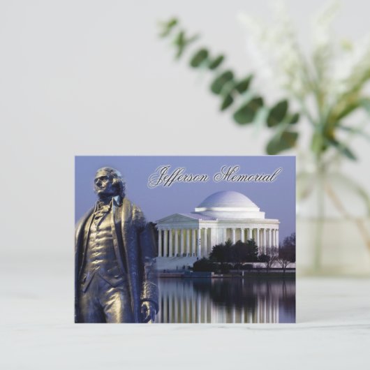 Thomas Jefferson Memorial, Washington, D.C. Postkarte (Stehend Vorderseite)