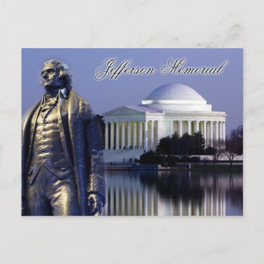 Thomas Jefferson Memorial, Washington, D.C. Postkarte (Vorderseite)
