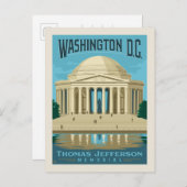 Thomas Jefferson Memorial | Washington, D.C. Postkarte (Vorne/Hinten)