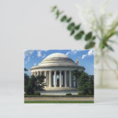 Thomas Jefferson Memorial Washington Monument Postkarte (Stehend Vorderseite)