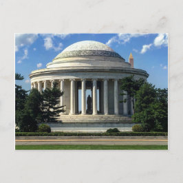 Thomas Jefferson Memorial Washington Monument Postkarte